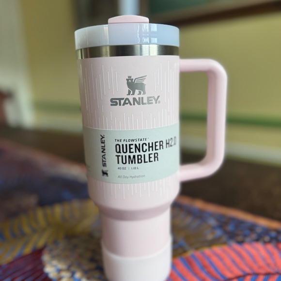 NWoT Stanley Rose Pink Quencher H20 Tumbler FlowState Stainless Steel 40OZ - Picture 5 of 6